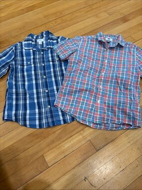 Boys Short Sleeve Button up Shirts